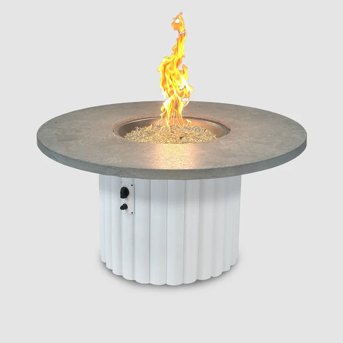 Reverie Round Gas Fire Pit Table 48"