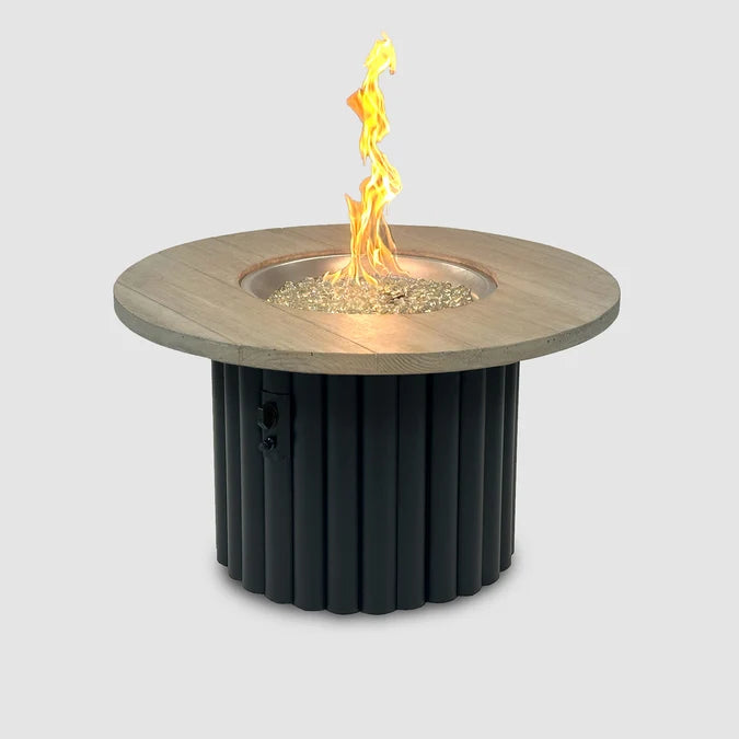 Reverie 42" Round Gas Fire Pit Table with Supercast™ Top – Manual Ignition (LP or NG)