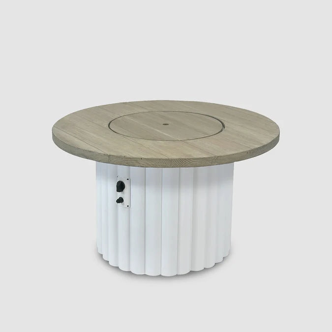 Reverie 42" Round Gas Fire Pit Table with Supercast™ Top – Manual Ignition (LP or NG)
