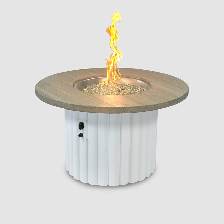 Reverie 42" Round Gas Fire Pit Table with Supercast™ Top – Manual Ignition (LP or NG)