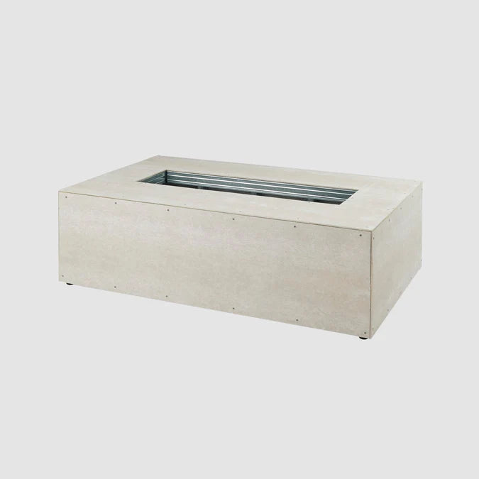 48 Linear Ready-to-Finish Fire Pit Table Base with Aluminum Top