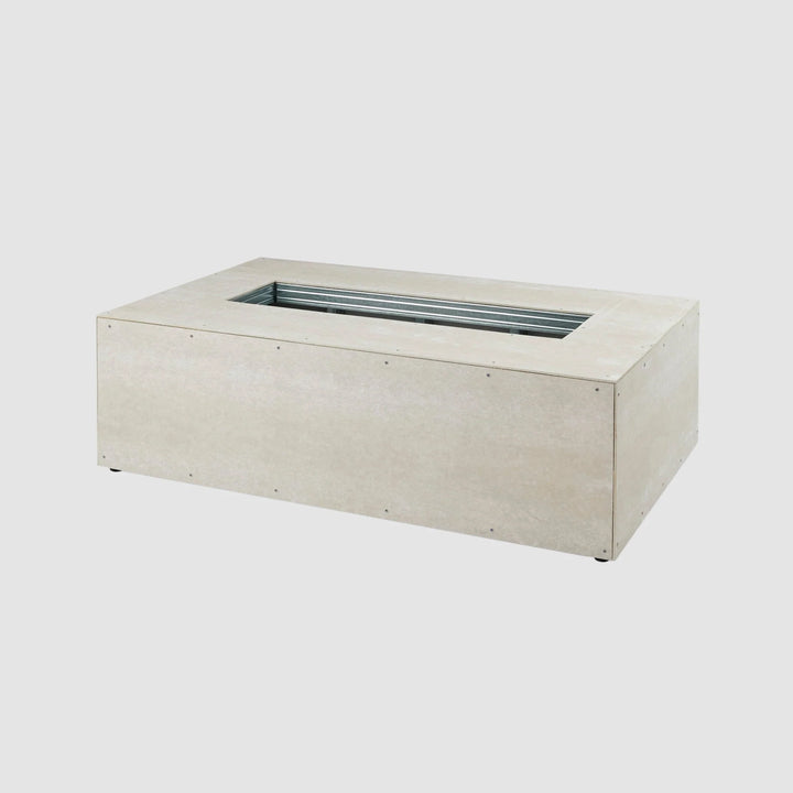 72" Linear Ready-to-Finish Fire Pit Table Base w/Aluminum Top