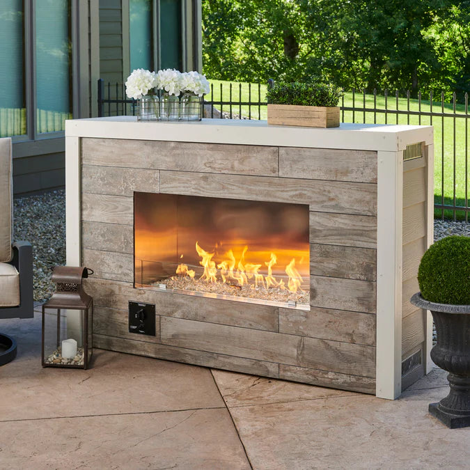 72" Single-Sided Ready-to-Finish Linear Gas Fireplace with Electronic Ignition