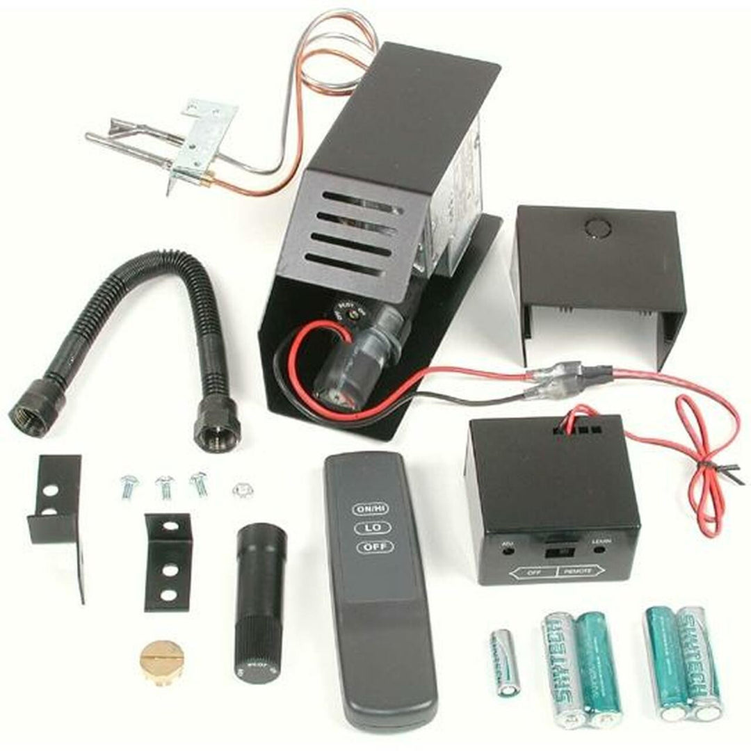 Rasmussen Flaming Ember Burner With Variable Remote Easy Safety Pilot Control
