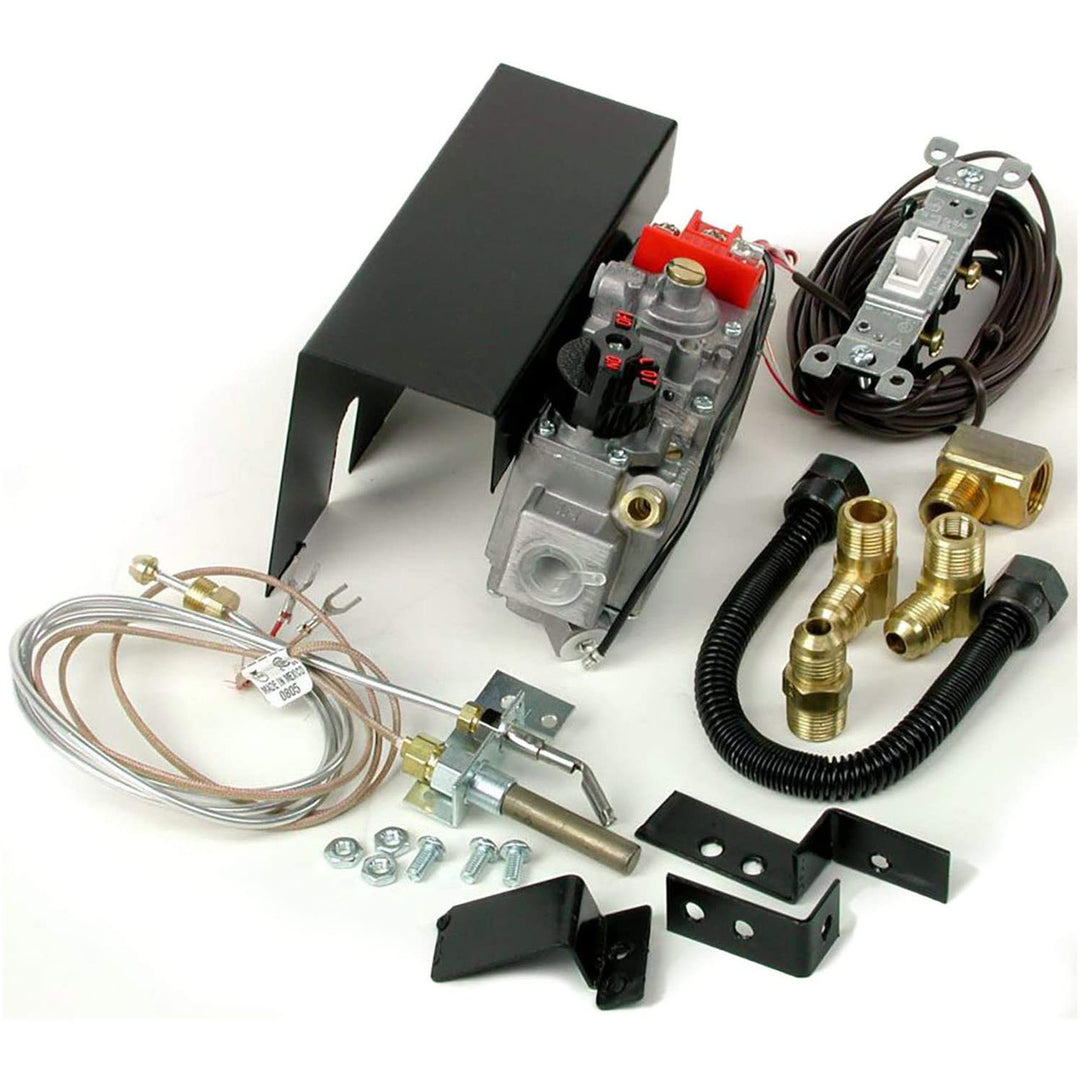 Rasmussen Flaming Ember Burner With Remote Ready "Easy" Safety Pilot Control