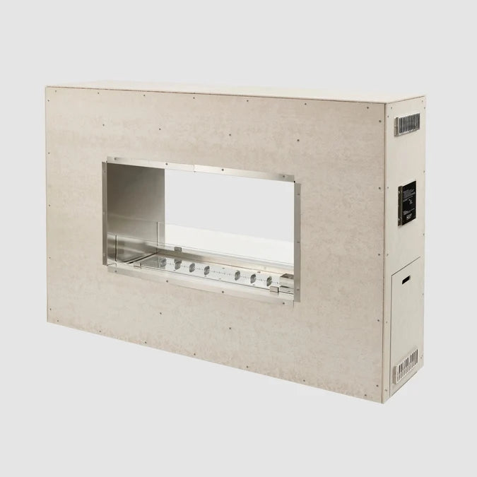 40" See-Through Ready-to-Finish Linear Gas Fireplace with Electronic Ignition