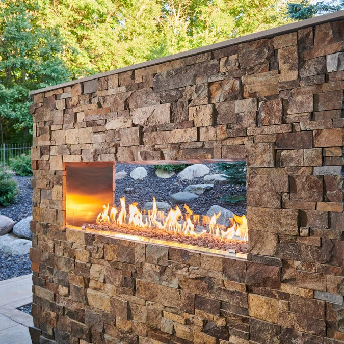 60" See-Through Ready-to-Finish Linear Gas Fireplace