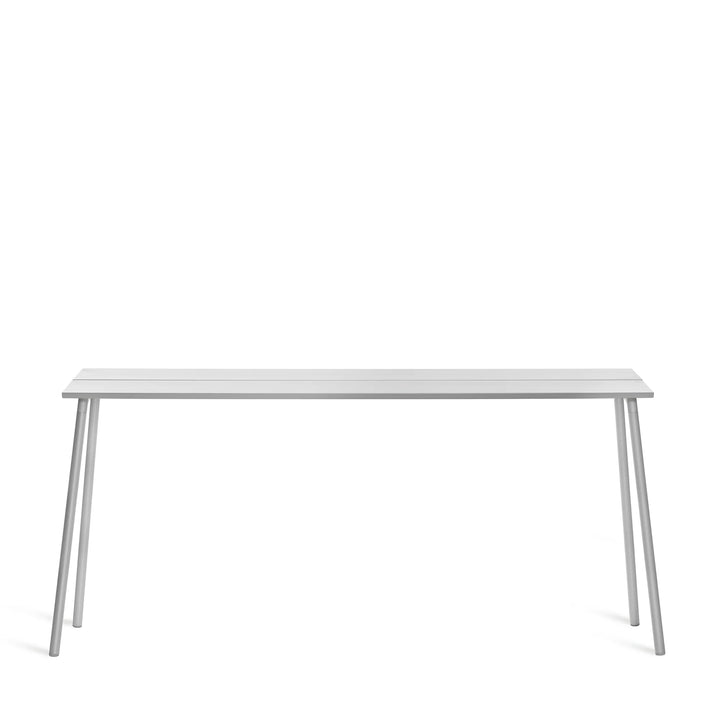 Emeco 90 inches Run High Side Table, Aluminum by Sam Hecht & Kim Colin