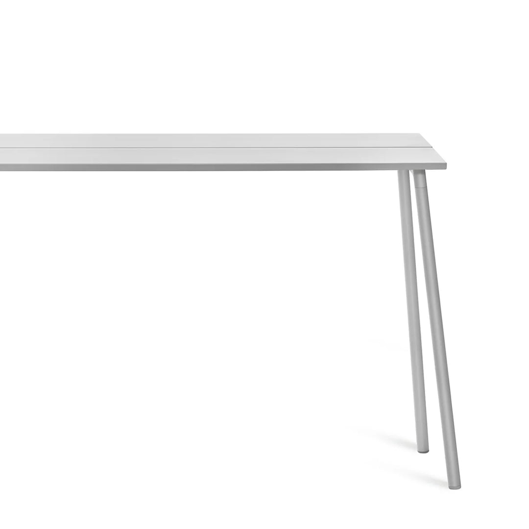Emeco 90 inches Run High Side Table, Aluminum by Sam Hecht & Kim Colin