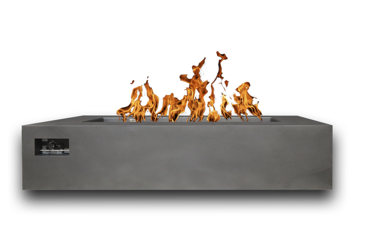 72” Rectangular AON Fire Table with 290,000 BTU CROSSFIRE® Brass Burner