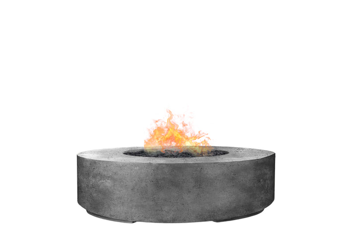 Rotondo 80" Outdoor Gas Fire Bowl Table – Handcrafted Luxury with 125,000 BTUs