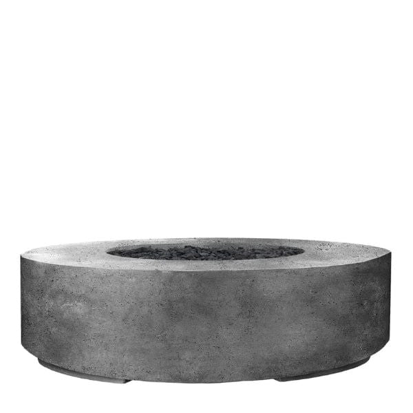 Rotondo 80" Outdoor Gas Fire Bowl Table – Handcrafted Luxury with 125,000 BTUs