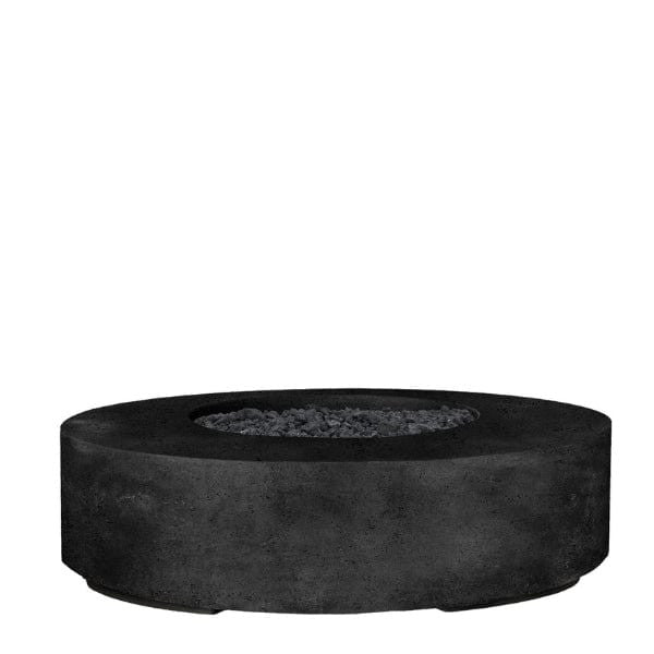 Rotondo 80" Outdoor Gas Fire Bowl Table – Handcrafted Luxury with 125,000 BTUs