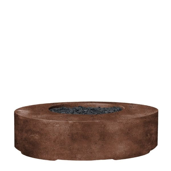 Rotondo 80" Outdoor Gas Fire Bowl Table – Handcrafted Luxury with 125,000 BTUs
