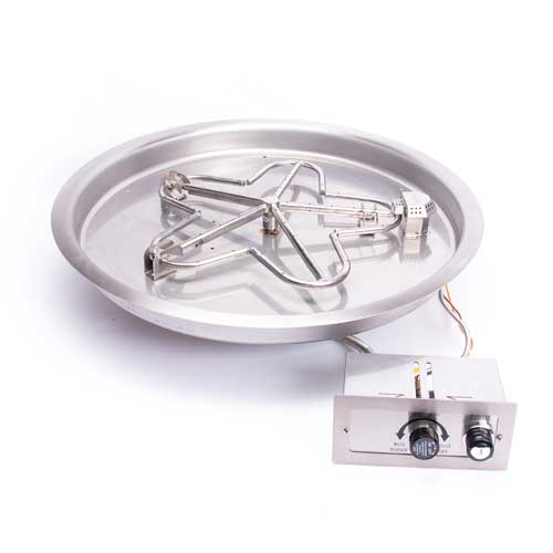 HPC Fire Round Bowl Fire Pit Insert FPPK13-FLEX-LP