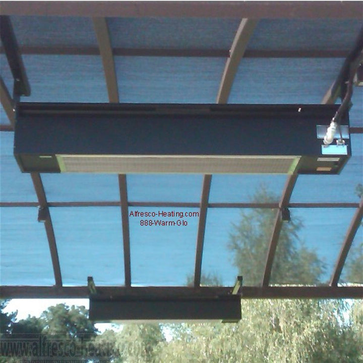 SunPak S25 Black Overhead Gas Patio Heater