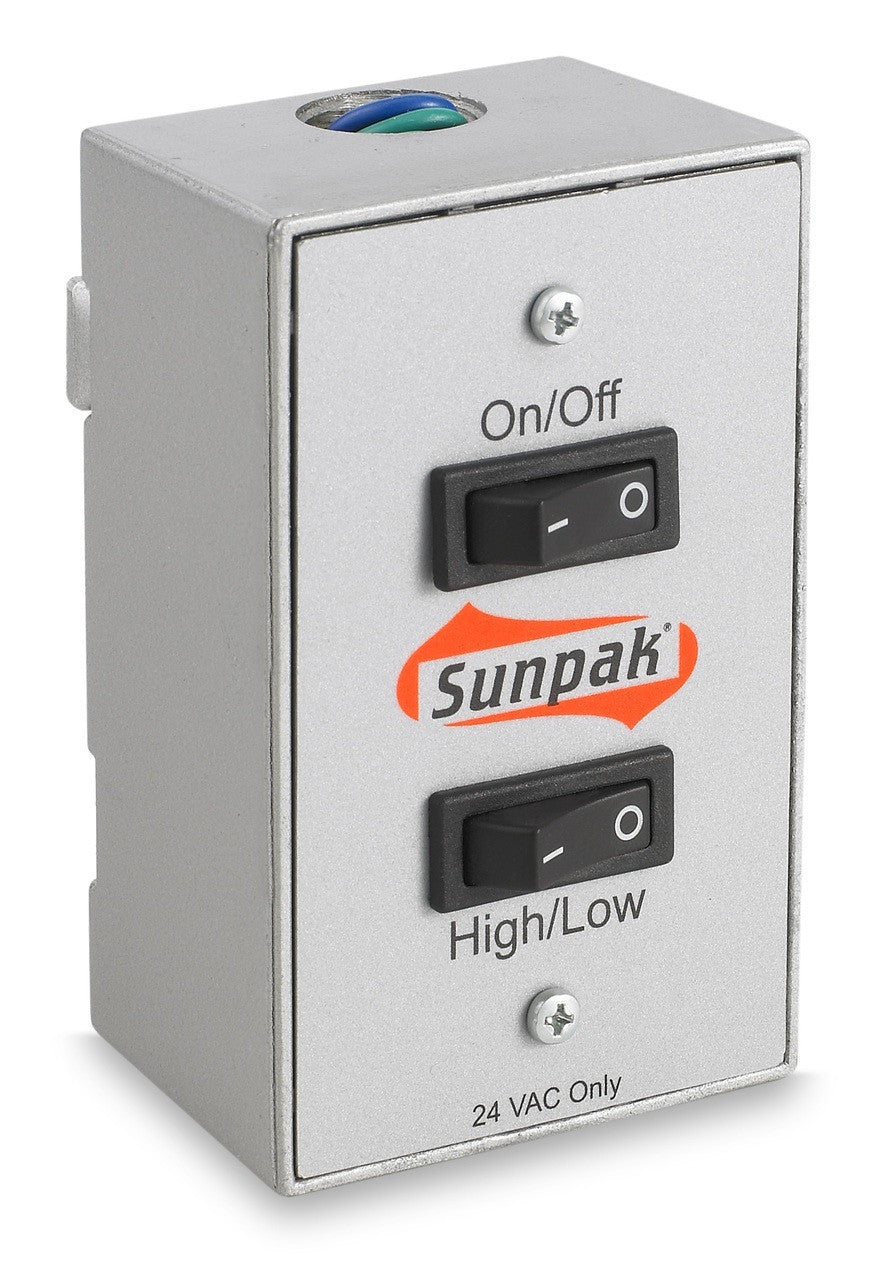SUNPAK Stainless Steel Two Stage BTU heater (Hardwired) - S34-S-TSH