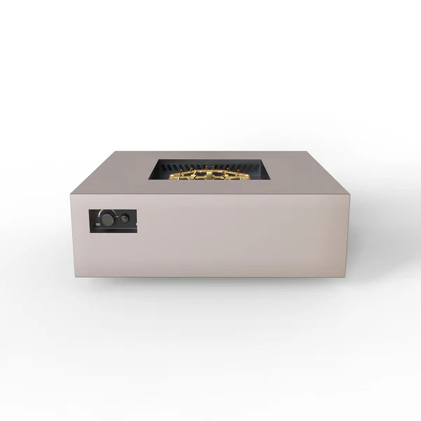48" Square AON Fire Table with 180,000 BTU CROSSFIRE® Brass Burner