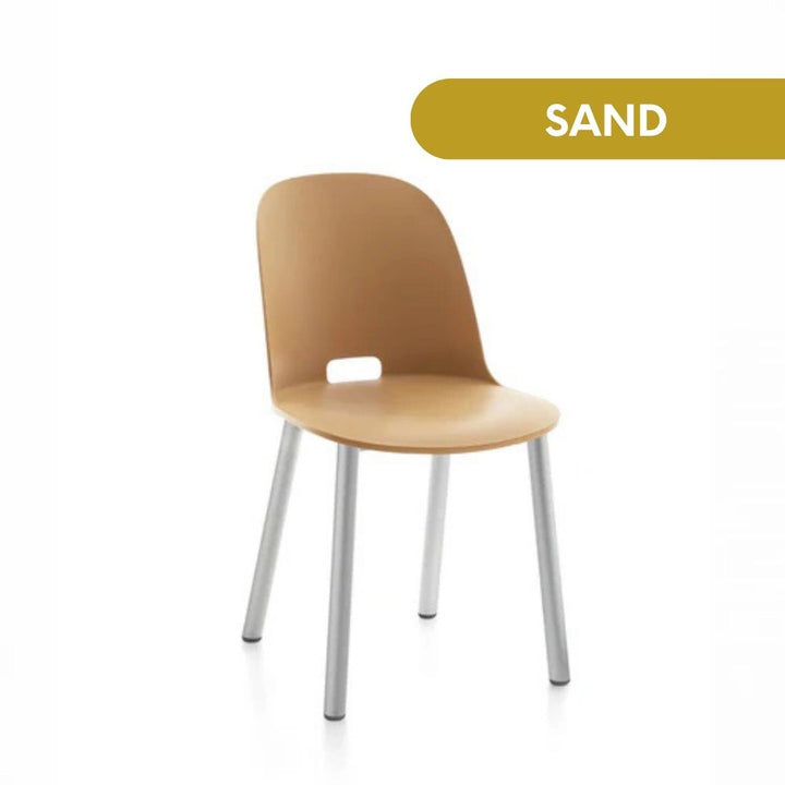 Emeco Alfi® Aluminum Chair, High Back by Jasper Morrison