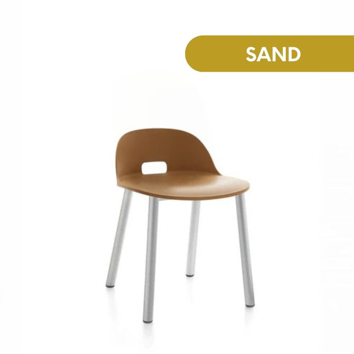 Emeco Alfi® Aluminum Low Back Chair by Jasper Morrison
