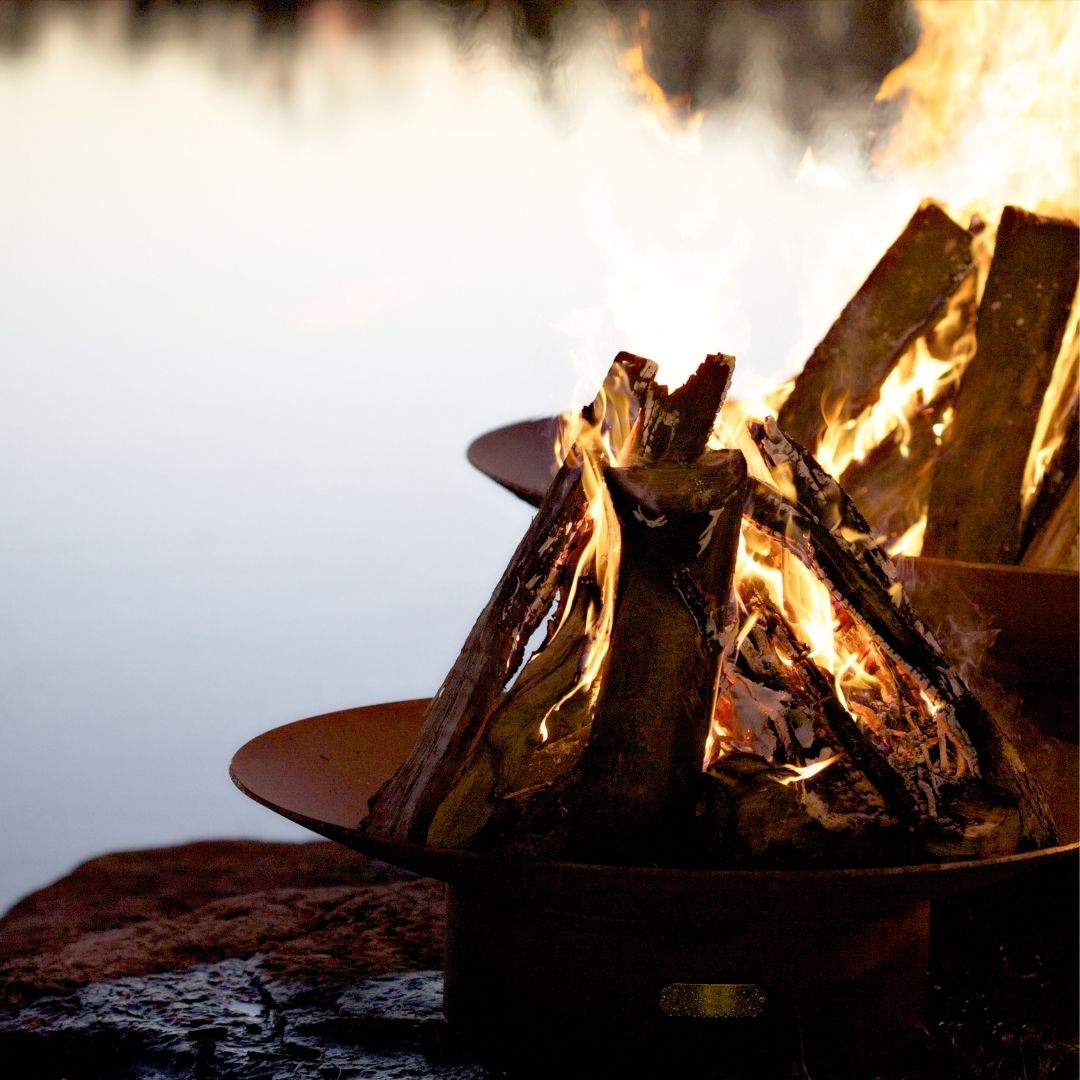 Asia 36": Steel Fire Pit