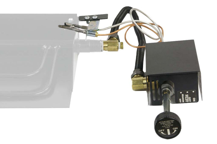Rasmussen Stainless Steel Custom Pan Burner With Round Legs and Manual Safety Pilot Control