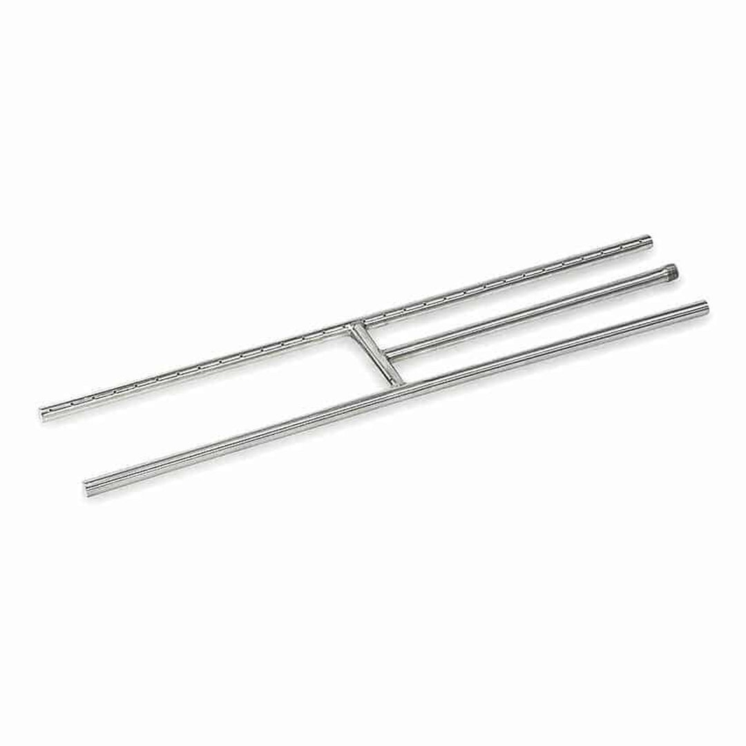 American FireGlass 30"x6" H-Style Stainless Steel Fireplace Burner