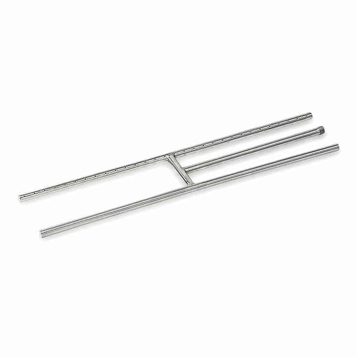American FireGlass 30"x6" H-Style Stainless Steel Fireplace Burner