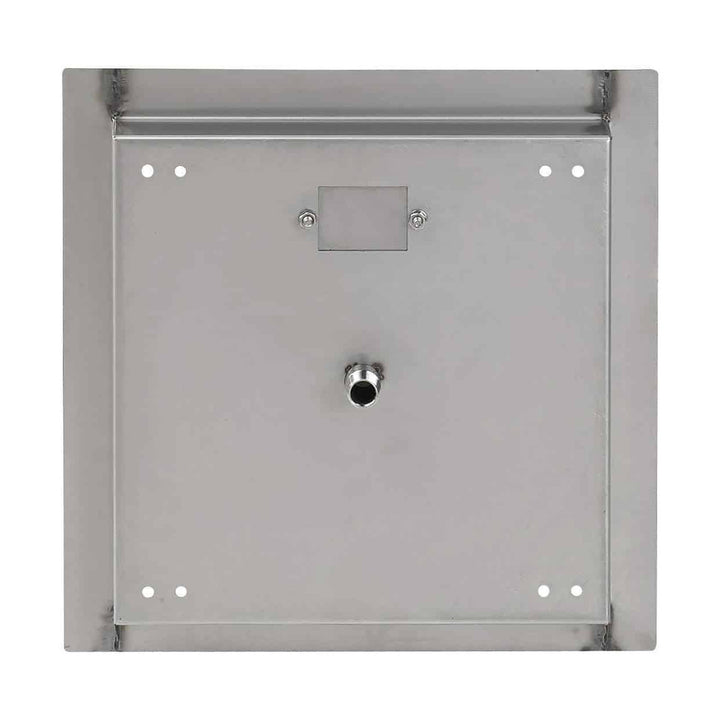 American Fire Glass Stainless Steel Square Drop-in Fire Pit Burner Pan