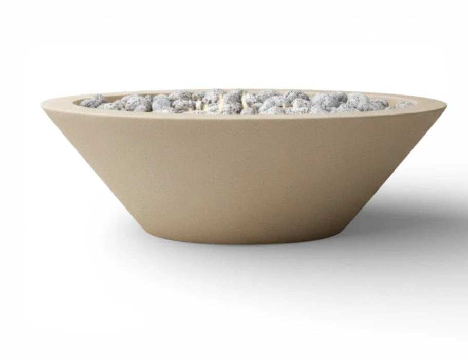 Warming Trends AON Architectural Ascend Round Metal Vessel with CrossFire® Brass Burner