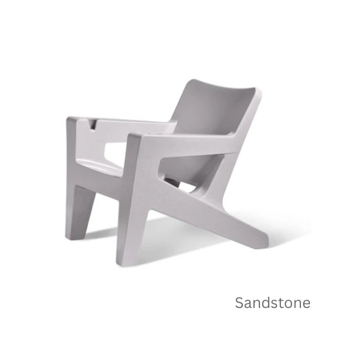 Bask Lounge Chair – Modern Resin Adirondack In-Pool Ledge Chair for Tanning Ledges, Baja Shelves & Outdoor Lounging