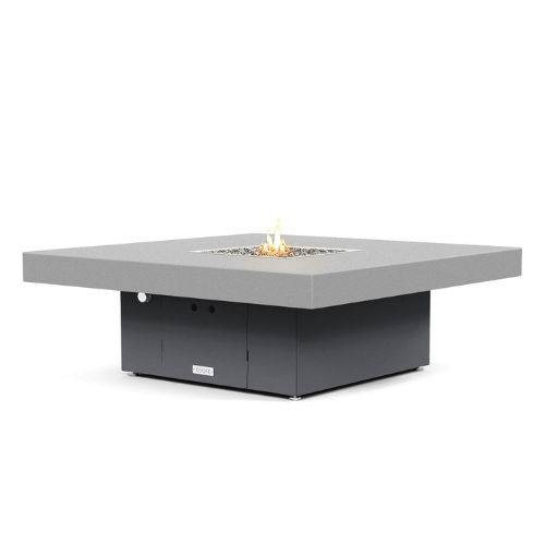 COOKE Santa Barbara Fire Pit Table 48'' x 48" x 17" - Aluminum Top