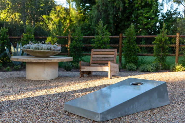 Modern Concrete Cornhole Board Set
