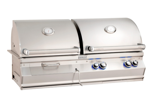 Fire Magic Aurora A830i 7-Series Built-In Gas & Charcoal Combo Grill