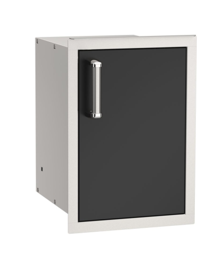 Fire Magic 53820 Echelon Black Flush-Mounted Access Door with Dual Drawers – Left or Right Hinge