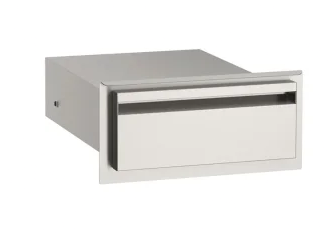 Fire Magic 44801 4-Series Stainless Steel Single Storage Drawer for Outdoor Kitchens