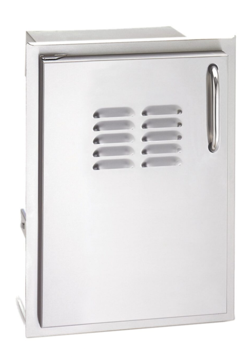 Fire Magic Select Stainless Steel Single Access Door with Propane Tank Tray & Louvers – Left or Right Hinge