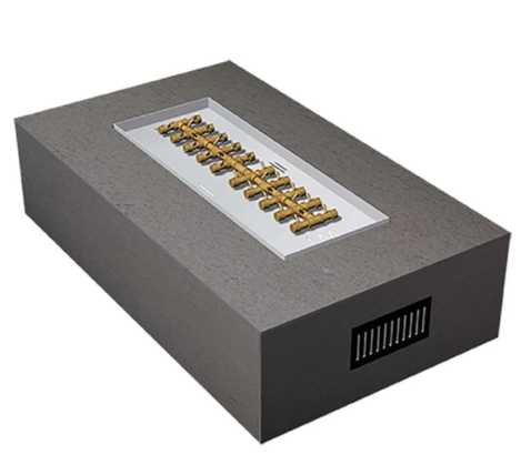 72" x 42" x 18" Rectangular Ready-to-Finish Tree-Style Fire Pit Kit with 38" Brass Burner