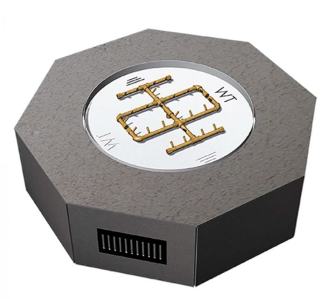 60" Octagon Ready-to-Finish Fire Pit Kit 18" H with 21.5" Burner