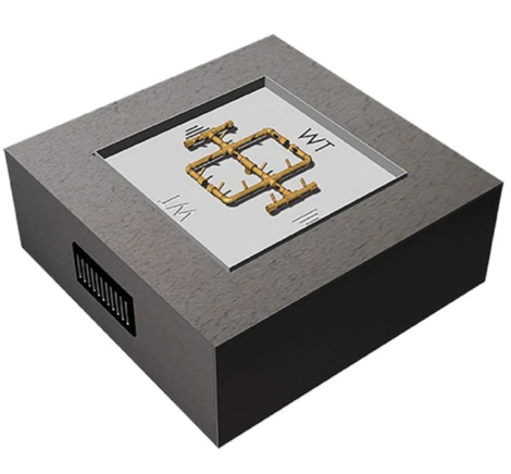48" Square Ready-to-Finish Fire Pit Kit with CFB180 Brass Burner