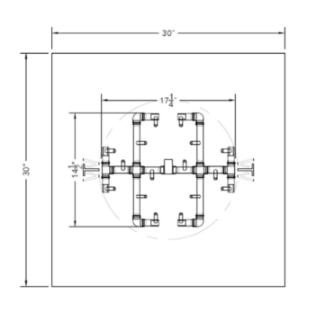 29" - 32" Square Opening - UPK180S29NG  |  UPK180S29LP