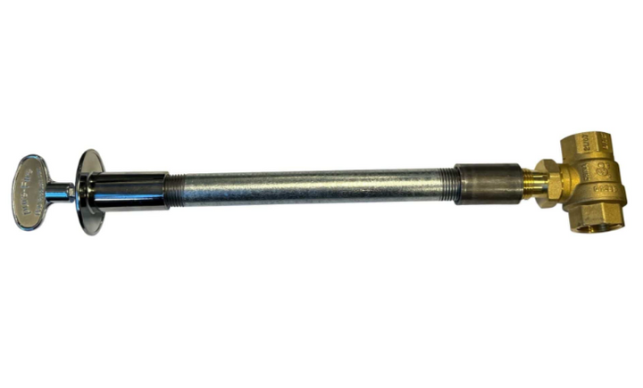 Threaded Metal Key Valve Extension, 4-Inch
