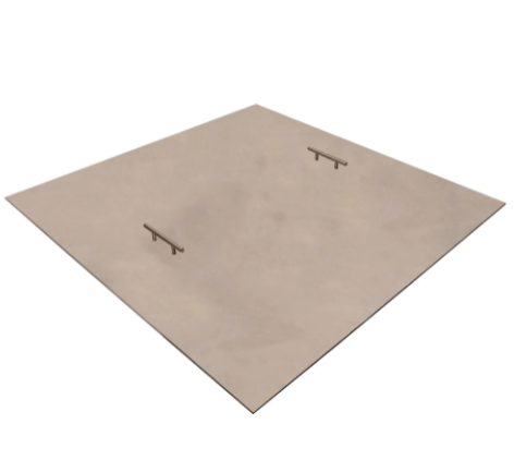 Warming Trends CSR Square Aluminum Fire Pit Cover - CSR6872