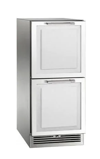 Perlick Signature Series 15-Inch Outdoor Refrigerator Drawers - Panel Ready - HP15RO-4-6