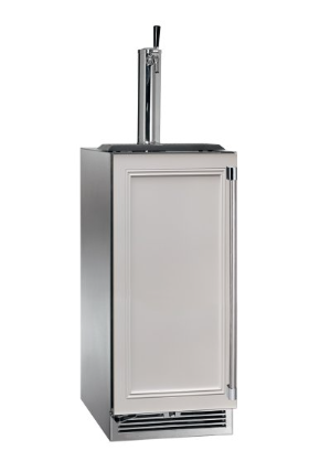 Perlick Signature Series 15" Panel Ready Left-Hinge Single Faucet Outdoor Beverage Dispenser - HP15TO-4-2L-1