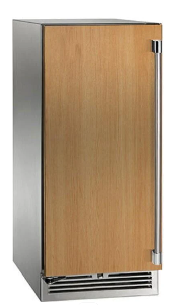 Perlick 15" Signature Series Outdoor Built-In Counter Depth Compact Refrigerator with 2.8 cu. ft. Capacity in Panel Ready - HP15RM-4-2L