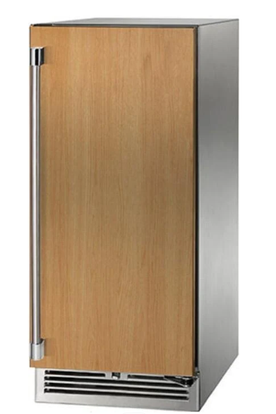 Perlick 15" Signature Series Outdoor Built-In Counter Depth Compact Refrigerator with 2.8 cu. ft. Capacity in Panel Ready - HP15RM-4-2L