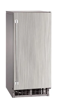 Perlick 15" Signature Series Outdoor Built-In Counter Depth Compact Refrigerator with 2.8 cu. ft. Capacity, with Glass Door in Panel Ready - HP15RM-4-4R