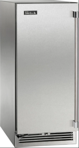 Perlick 15" Signature Series Outdoor Built-In Beverage Center with 2.8 cu. ft. Capacity in Stainless Steel - HP15BM-4-1L