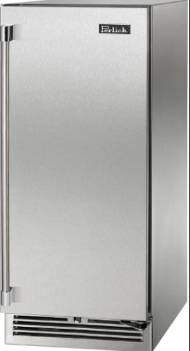 Perlick 15" Signature Series Outdoor Built-In Beverage Center with 2.8 cu. ft. Capacity in Stainless Steel - HP15BM-4-1L